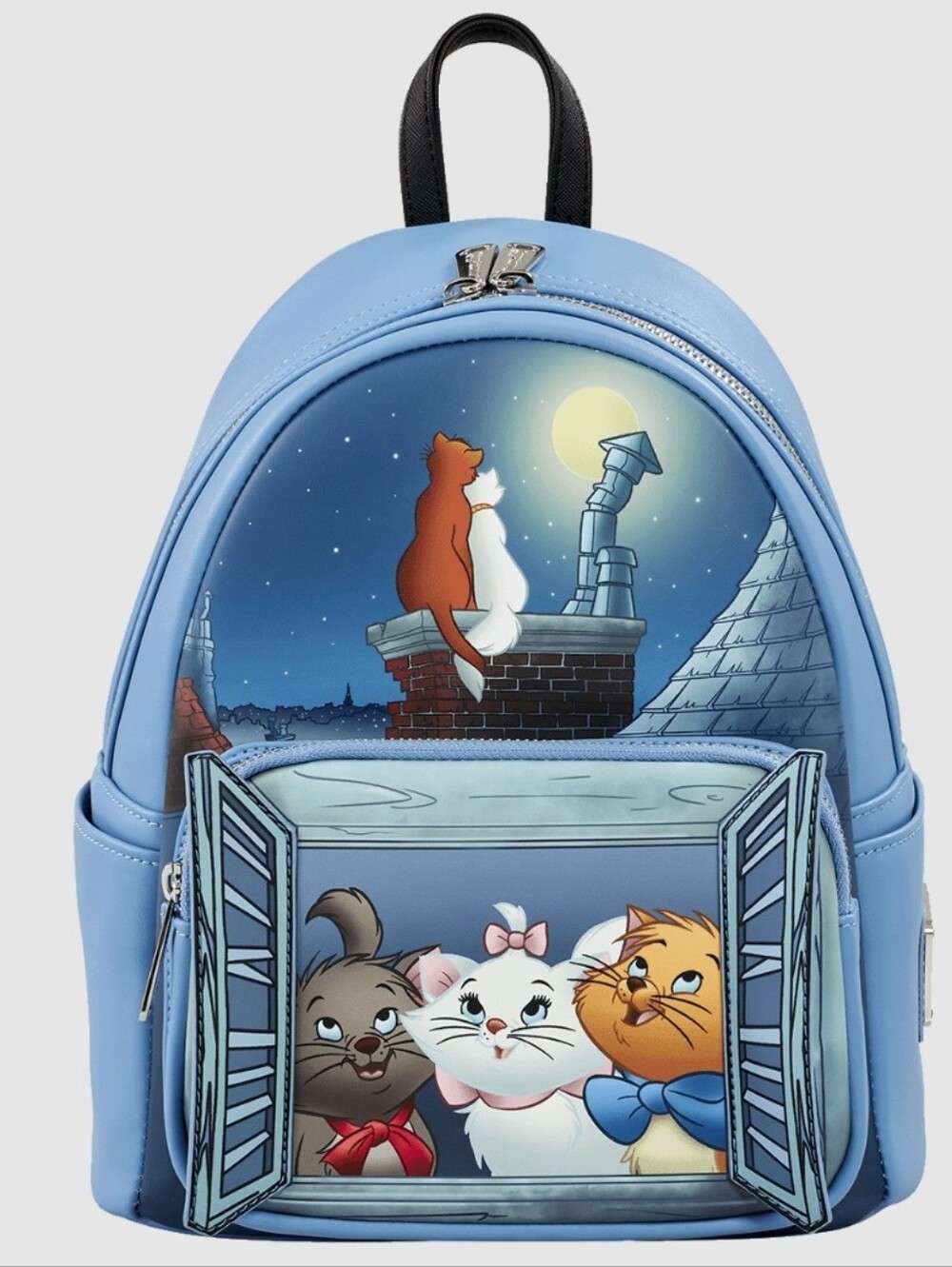 Loungefly Disney The Aristocats Window Portrait Glow-in-the-Dark Mini Backpack